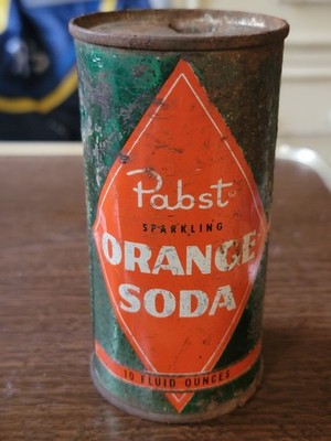 Pabst Orange Soda Flat Top Can