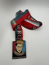 Vintage Run For Ruth We Dissent Medal Ruth Bader Ginsberg RBG Marathon