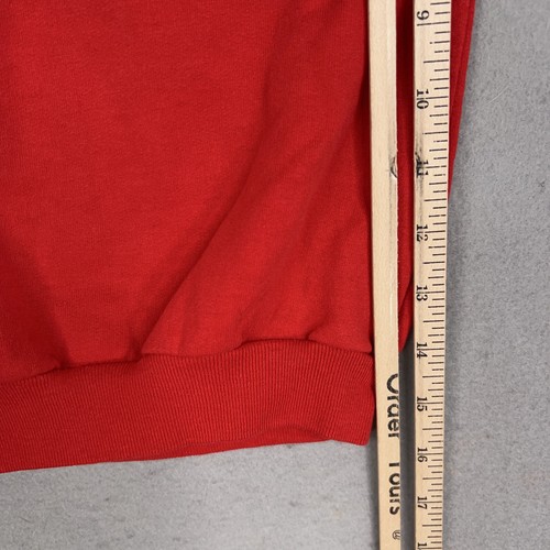 Vintage Lacoste Hoodie Sweatshirt Kids Small Red Pullover Soccer Izod USA 80s - Picture 16 of 17