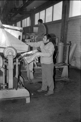 Galvanizing galvanising plant Promat AG in Zollikofen 1977 1970s Old Photo