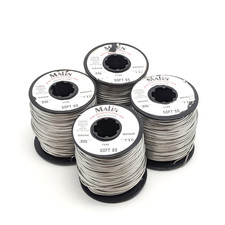 Malin Company 1lb .045 Gauge Soft Stainless Steel Wire Spool Lot of 4