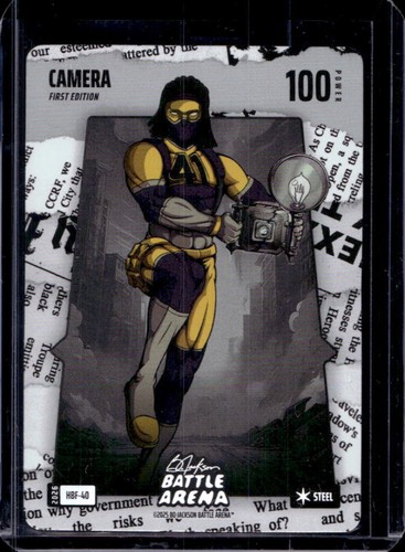 2025 Bo Jackson Battle Arena First Edition Camera Steel #HBF-40