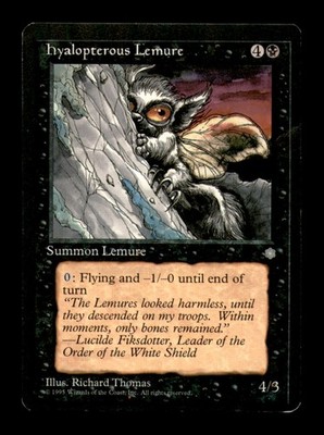 Hyalopterous Lemure Uncommon Ice Age Magic: The Gathering Moderately Played