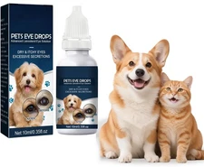 Eye Drops for Pets Bacterial,Viral and Fungal & Infections Dog Cat Treatment US