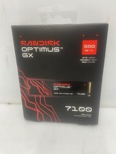 New SanDisk 2280mm Optimus GX 7100 500GB M.2 NVMe Gen 4.0 x 4 SSD SDSP71500GAN