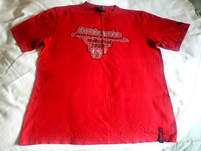 DRUNK FOR EVER Tシャツ 赤 s fti punkandyo Vintage 1996 DRUNK MUNKY Mens XL Red T-Shirt Multicolor Graphic
