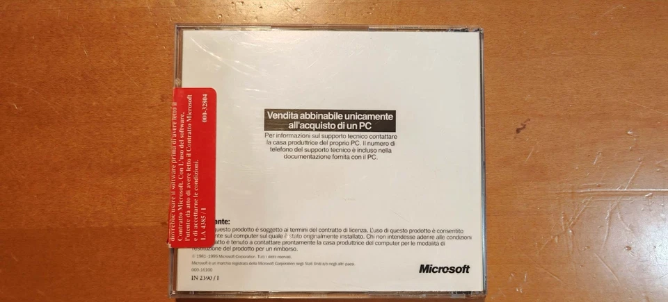 CD di Setup Originale Windows 95 + Disco Microsoft Plus 95 - Immagine 4 di 4