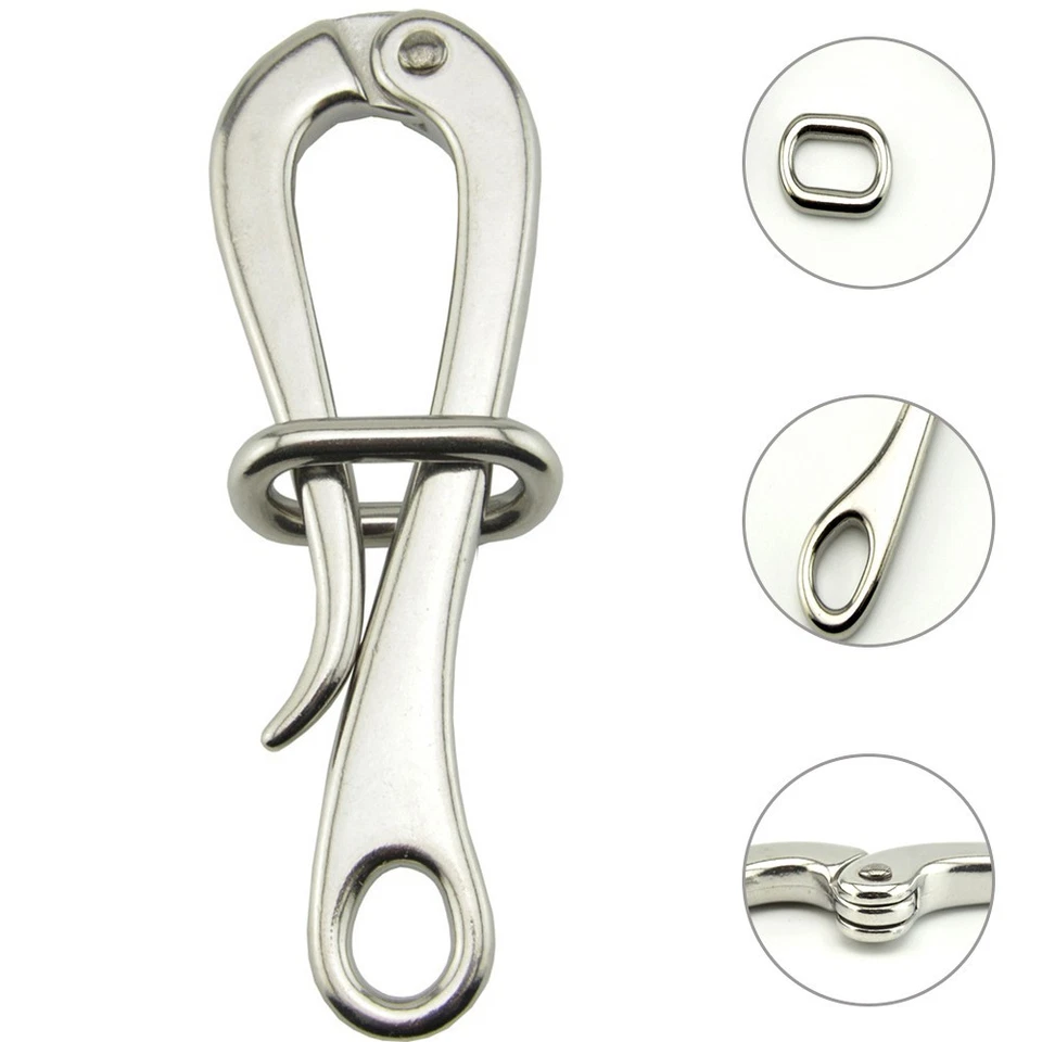 Teil Pelikanhaken Mit Glied Schnellspanner Schwerlast 147 Mm Ausrüstung - Bild 3 von 4