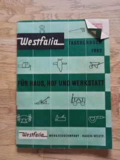 WESTFALIA Taschenbuch 1962 für Haus Hof und Werkstatt 114 Seiten Katalog
