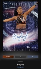 Bayley - Winter Solstice Signature Iconic - Topps Slam WWE Midnight 26
