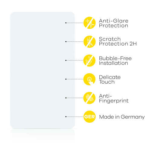 upscreen Anti Glare Screen Protector for myFirst Fone R1 Reflection Shield Matte - Zdjęcie 6 z 10