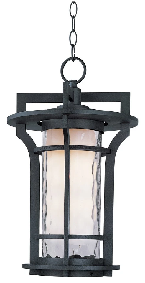 Maxim Lighting 30488WGBO Oakville 19" Luz Colgante Exterior en Óxido Negro Foto 2 de 2