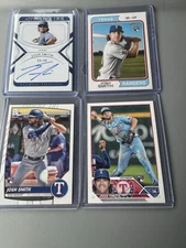 Smith 22’ National Treasures Auto 94/99 + 23’ Topps #37, #384, 23’ Big League #9