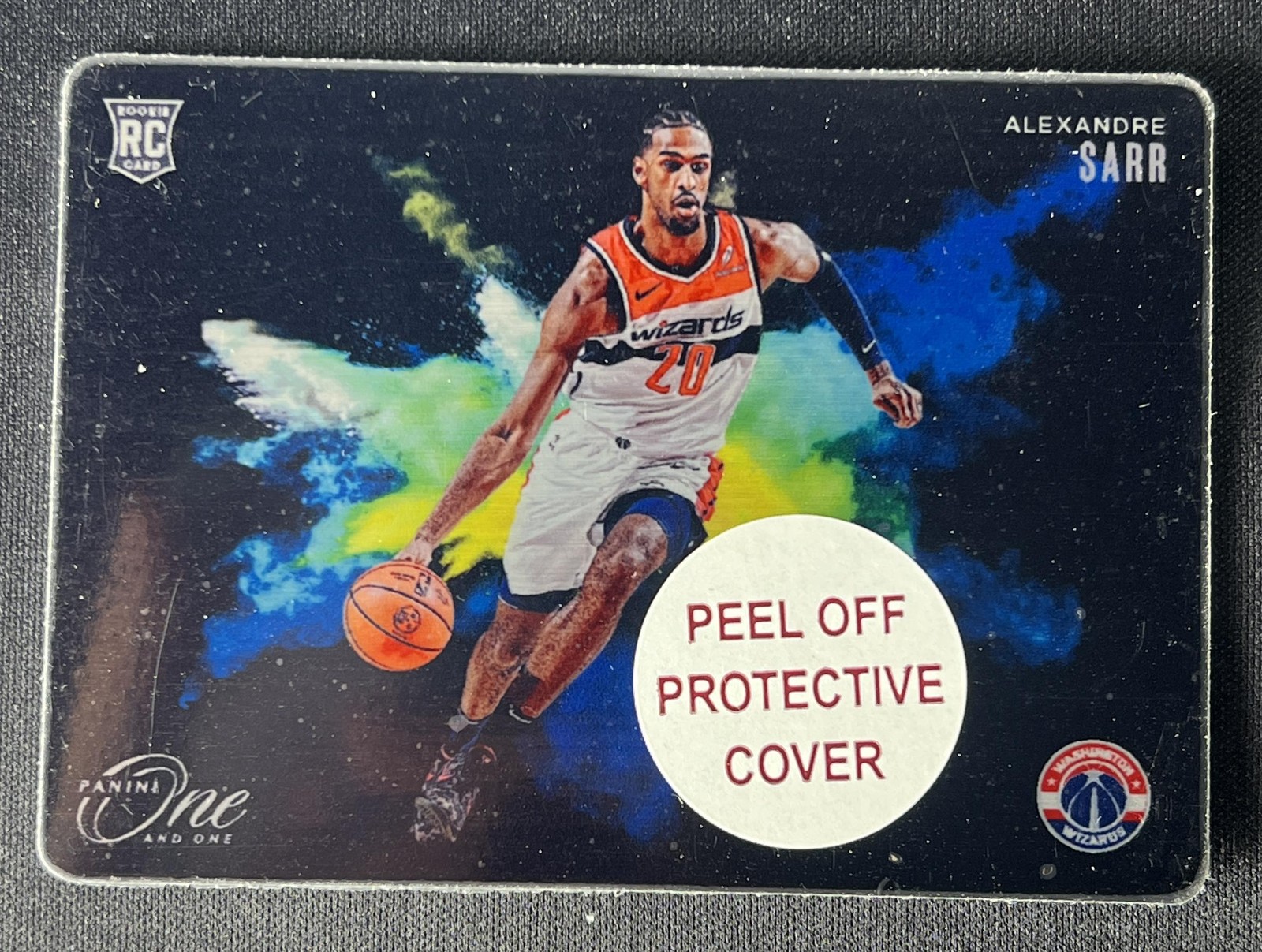 2024-25 Panini One and One Alexandre Sarr Black Color Blast Case Hit SSP