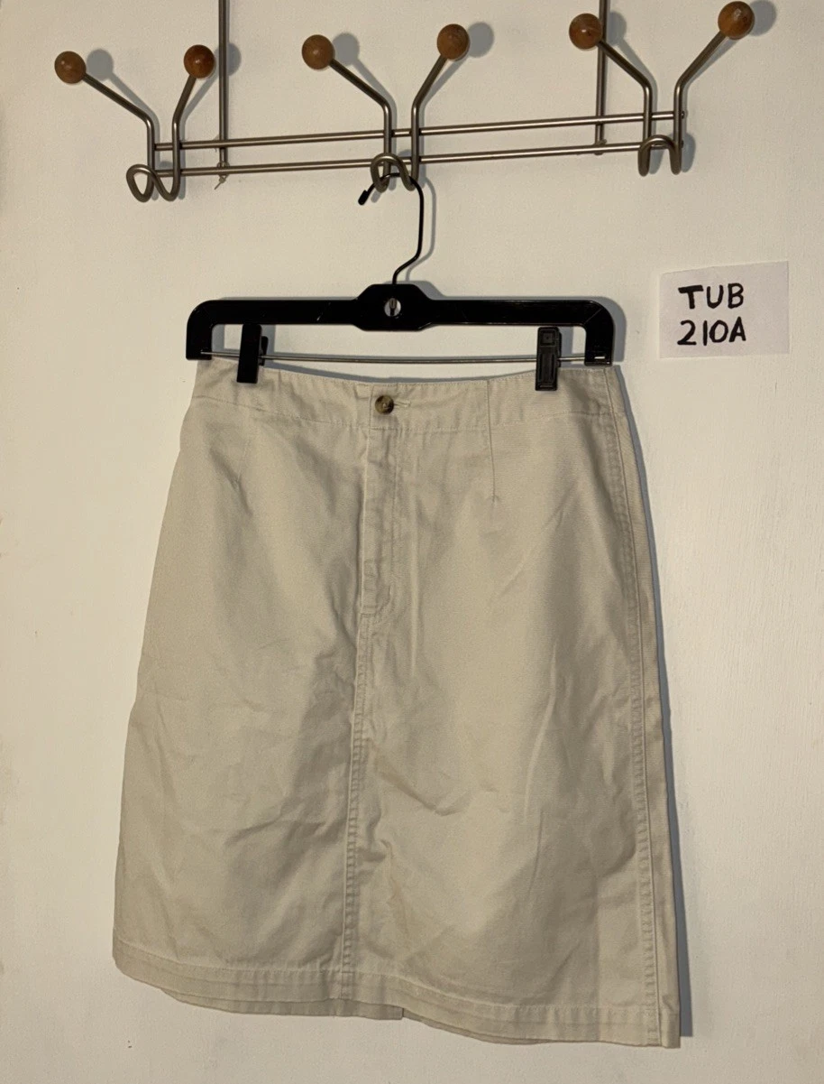 Talbots Women’s Beige Cotton Skirt Size 8