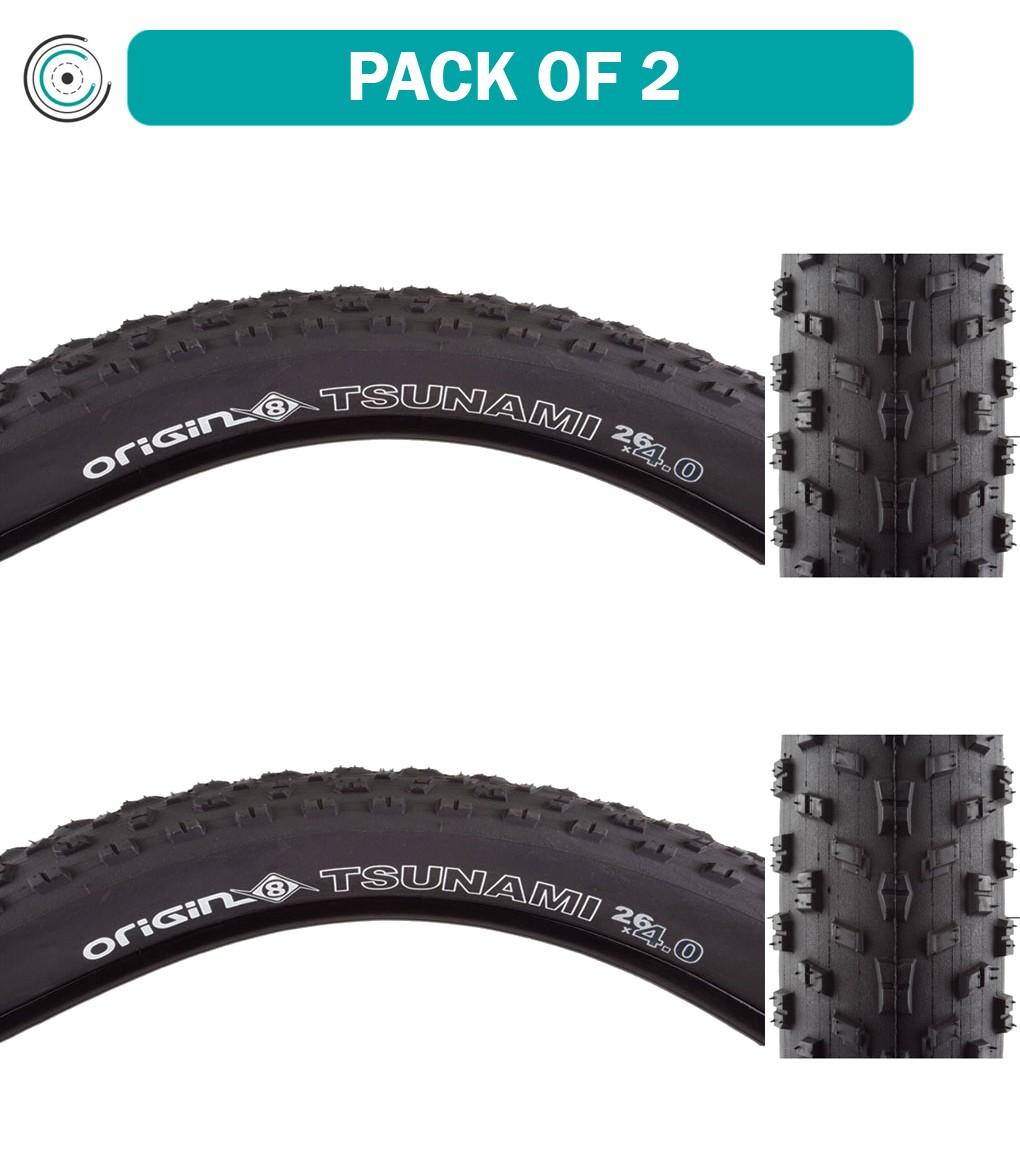Упаковка из 2-х проводов Origin8 Tsunami 26 x 40 TPI 20 ЧерныйСветоотражающий 17790₽
