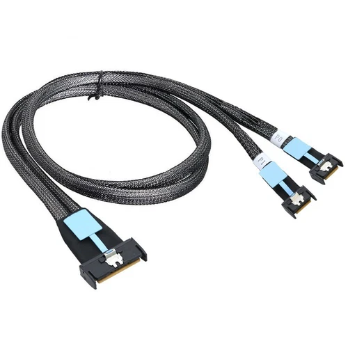 Gen5 MClo X8 Adapterkabel Gen5 MCIO X8 auf Dual MCIO X4 Serverkabel für PC 3636
