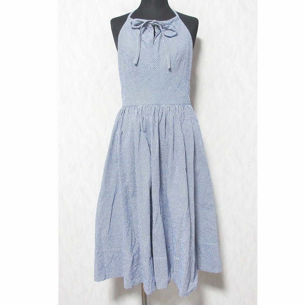 Brooks Brothers seersucker gingham check flared dress, size 0 blue Women USED | eBay Brooks Brothers seersucker gingham check flared dress, size 0 blue Women USED | eBay
