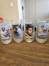 Lot Of 4 1993 McDonald's Topps All-Time Greatest Team Collector Glasses 🔥