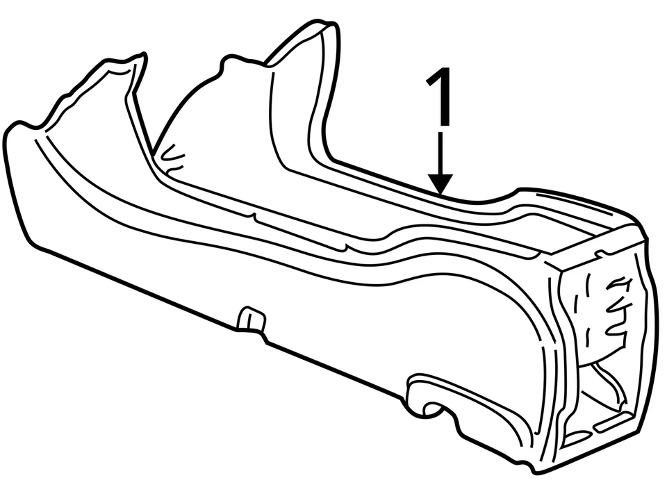 FITS 00-05 PONTIAC BONNEVILLE CENTER CONSOLE ASM 25728502 - NEW OEM - Image 4 of 4