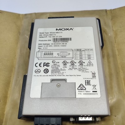 Moxa MGATE MB3170 Advanced Modbus Gateway