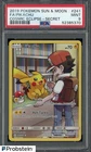 2019 Pokemon Sun & Moon Cosmic Eclipse #241 FA/Pikachu Secret PSA 9