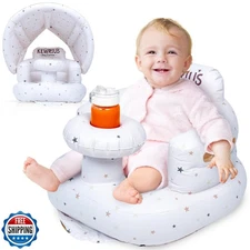 KEWRIUS Inflatable Baby Seat for Babies 3+ Months with Removable Canopy – Bab