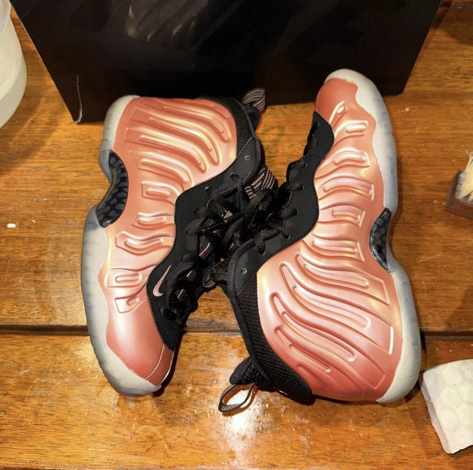 Nike Air Foamposite One GS Elemental Rosa Negro 644791-601 Talla 4Y Foto 4 de 4