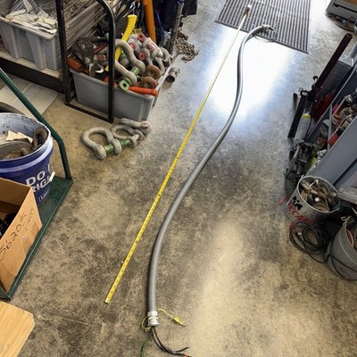 9 + 1  Flexible Conduit With 10ga (10AWG) Stranded Wire Machine Hard Wire Cable
