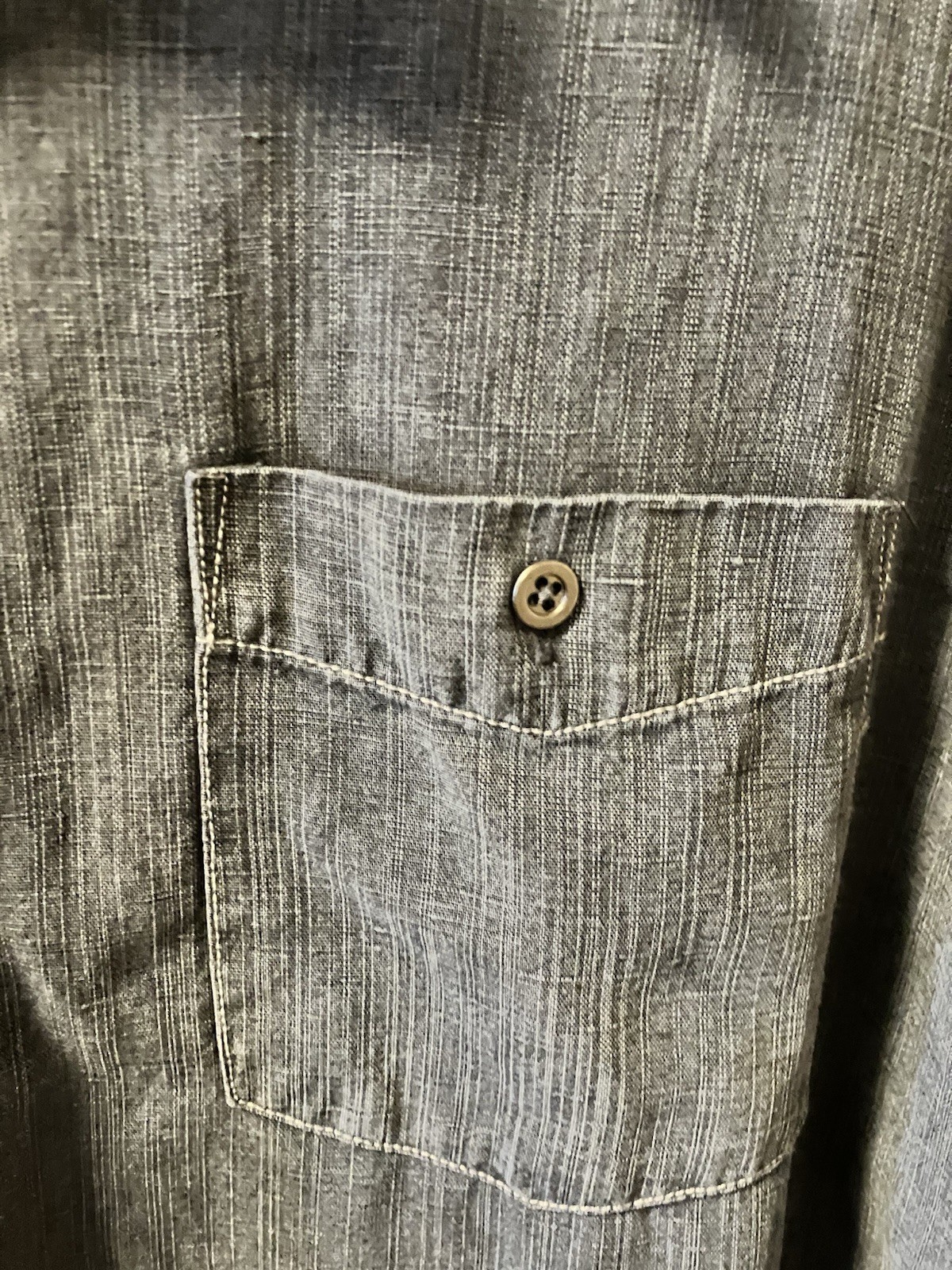 Carbon2Cobalt Eclipse Denim Button Down Collared … - image 4