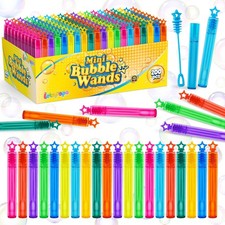 Letapapa Bubble Wand, 200 Pcs 10 inches x 7 x 0.5 inches, Multicolored