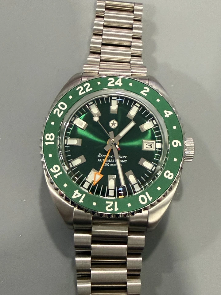 Reloj Automático Jack Mason Strat-o-Timer GMT Verde Magnolia Foto 3 de 4