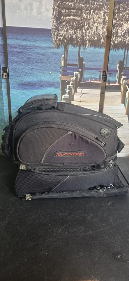 Bolsa de tanque Tourmaster Elite Strapon para motocicleta, 3 en 1, bicicleta deportiva, bicicleta de calle Foto 2 de 4