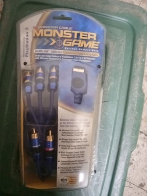 Monster Cable GameLink 400CVAA Gold Component PS2 A/V Cable - NWO