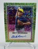 2025 Leaf Vivid Baseball Brett Wichrowski Brewers Green Auto 5/8