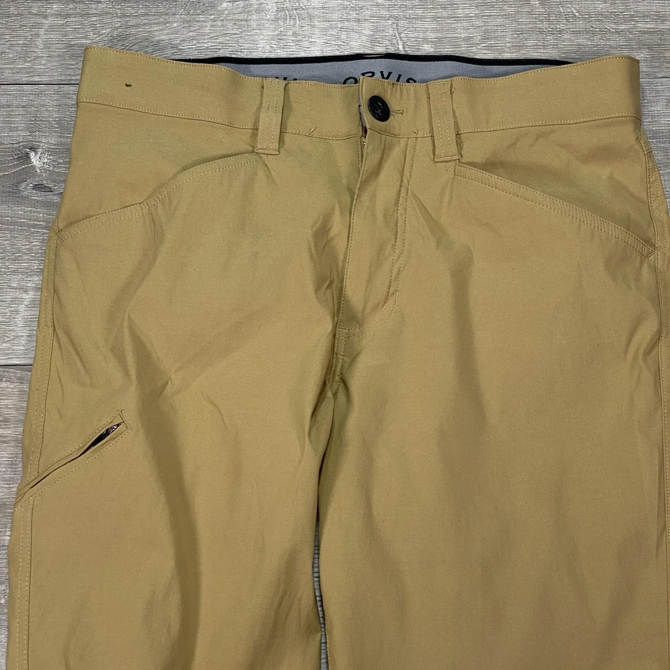 Pantalones Orvis para Hombres 32x32 Bronceado Nylon Elástico Repelente al Agua Secado Rápido Senderismo Viaje Foto 2 de 4
