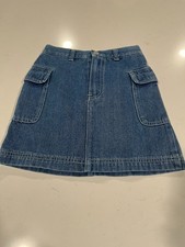 Vintage Canyon River Blues Denim Skirt Girls Size 6x Blue Jean