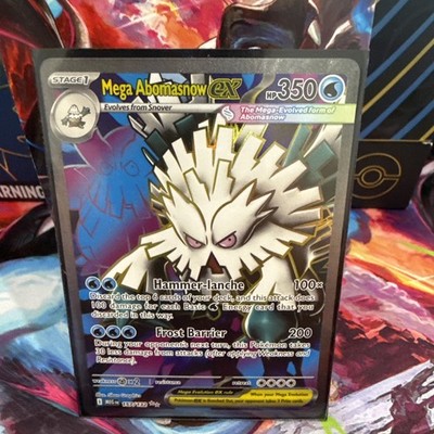 Pokémon Mega Abomasnow EX Full Art Holo Ultra Rare 157/132 Me01 350 HP