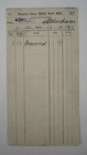 Cheshire Lines Railway Milk Waybill Ashley To Altrincham 1892