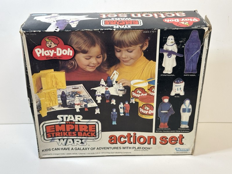 Star Wars Action Set Play-Doh Modeling Kit 1980 Kenner Empire Strikes Back