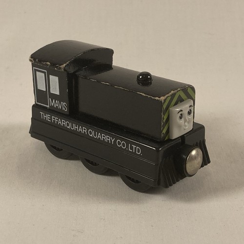 Vintage Thomas & Friends Wooden Railway Train MAVIS Black Diesel Engine 1999 - Picture 1 of 8