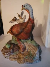 Wild Turkey Habitat Fliers Club whiskey Decanter bottle 750ml. Birds frog 