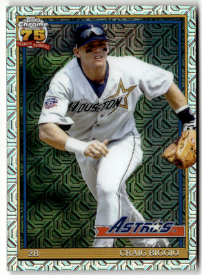 2026  Topps  Chrome 75 Years MLB  No. 91C-53  Craig Biggio  Mojo
