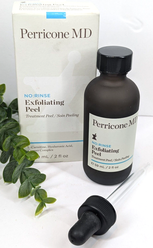 NEW IN BOX🩵Perricone MD No: Rinse Exfoliating Peel 2fl oz/59ml Includes Dropper