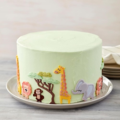 Wilton Dschungel Tiere Fondant Zucker Gummi Paste Form Kuchenherstellung Silikon - Bild 3 von 3