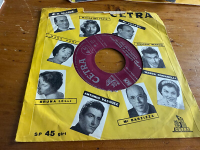 7''  ITALY 1958 Katyna Ranieri   Canzone Da Due Soldi