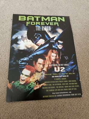 FPOT397 ZEITSCHRIFTENWERBUNG 12X9'' BATMAN FOREVER - DAS ALBUM