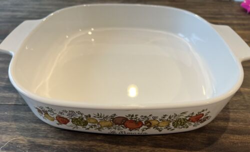 VINTAGE CORNING WARE “SPICE OF LIFE” CASSEROLE DISH “Le ROMARIN” A-10 LARGE #19 - Picture 1 of 5