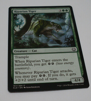 MTG Karte - Riparian Tiger - Creature - Cat - Magic the Gathering Neu