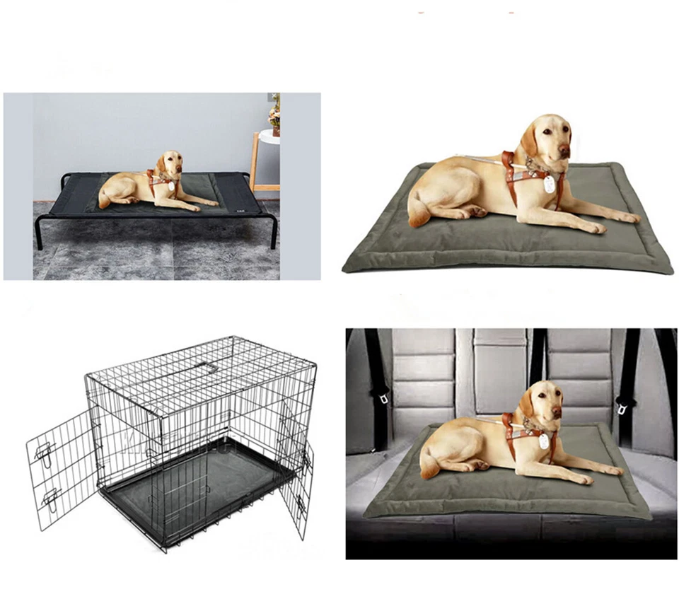 Warm Hundebett Hundematte Für Käfig Rutschfest Matratze Haustierbett Katzenbett - Bild 2 von 2